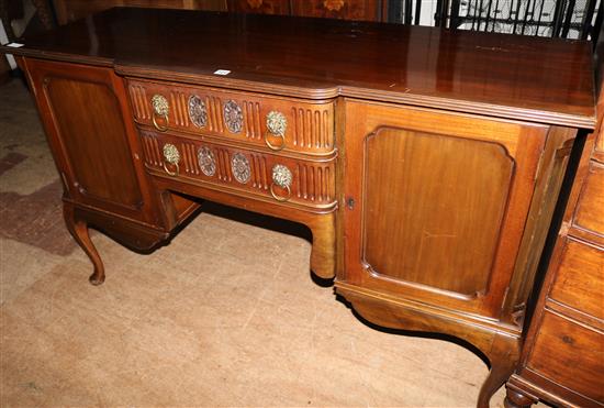 1920s mahogany sideboard (lacking back)